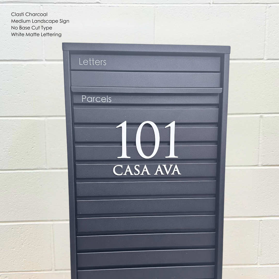 Medium Custom Sign - Laser cut – Dagood Letterboxes