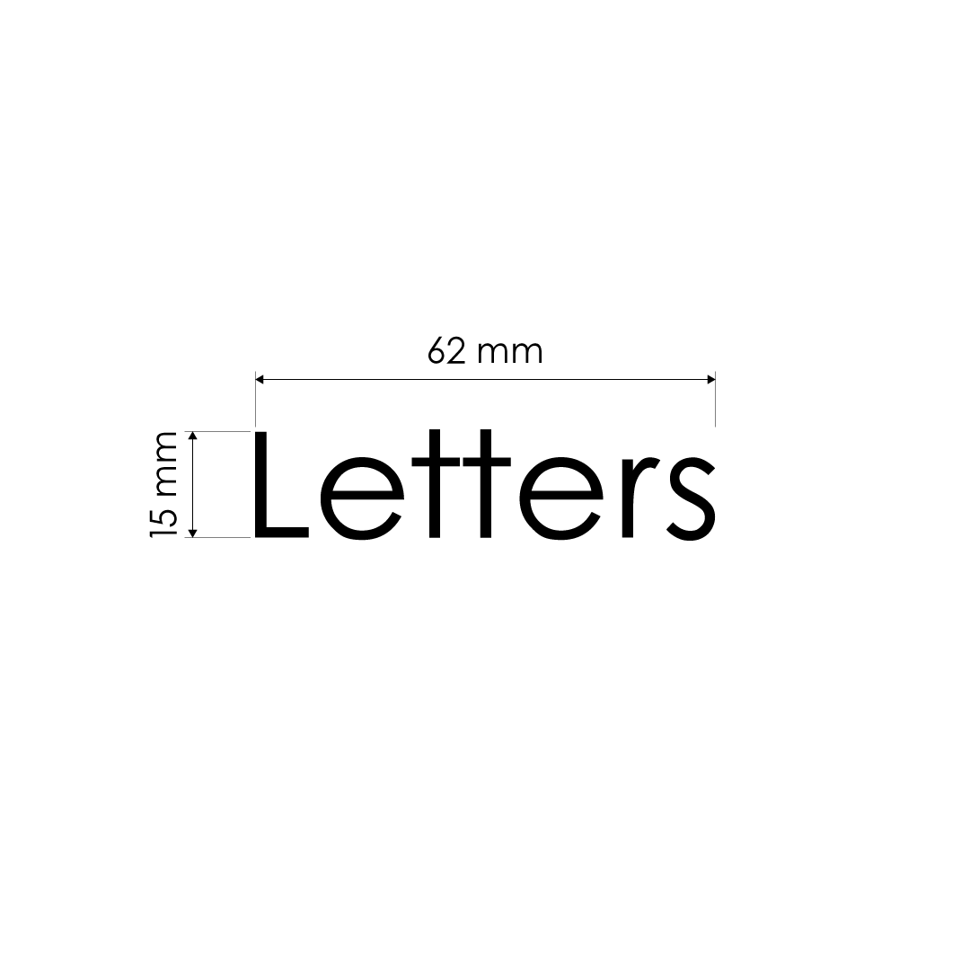 Letters Decal Sticker – Dagood Letterboxes