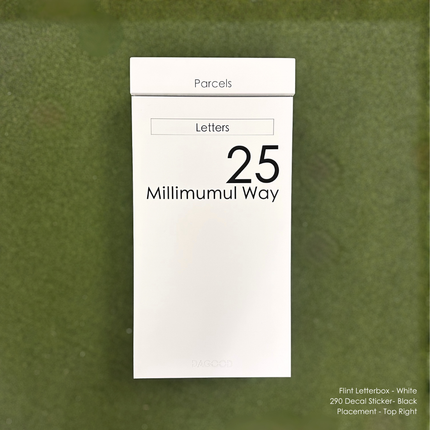 290 Address Decal Sticker – Slim