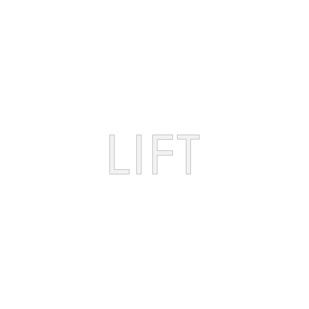 Lift Side Sticker LIFT Decal Sticker | Vinyl Letterbox Label – Dagood Letterboxes