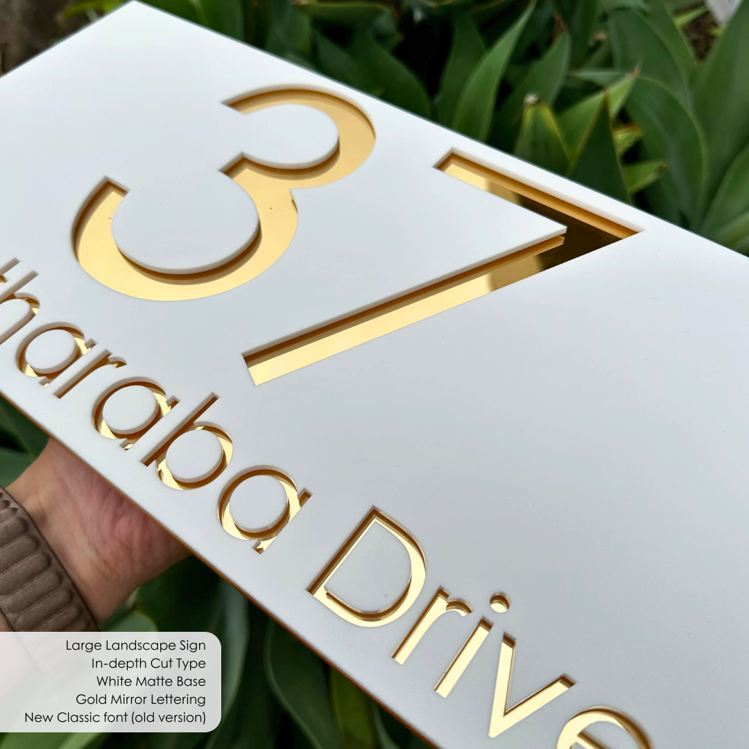 Large Custom Sign - Laser cut – Dagood Letterboxes