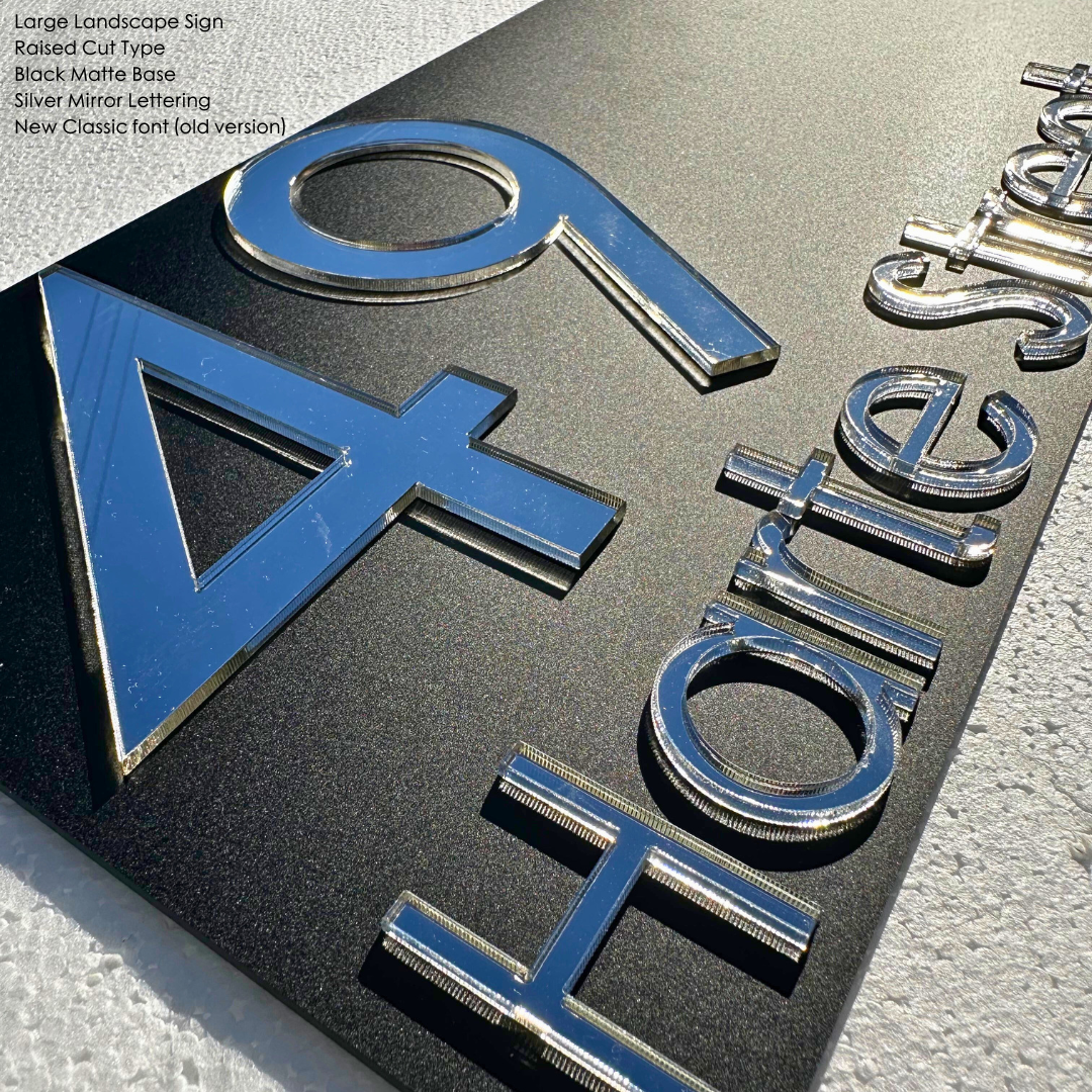 Large Custom Sign - Laser cut – Dagood Letterboxes