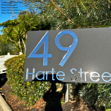 Large Custom Sign - Laser cut