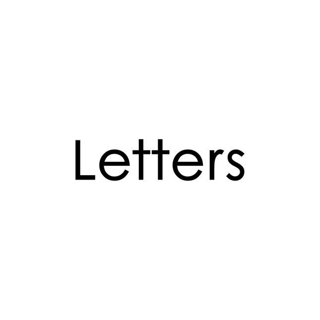 Letters Decal Sticker