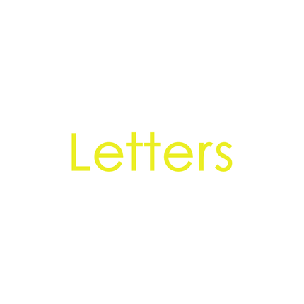 Letters Decal Sticker