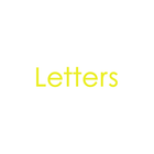 Letters Decal Sticker