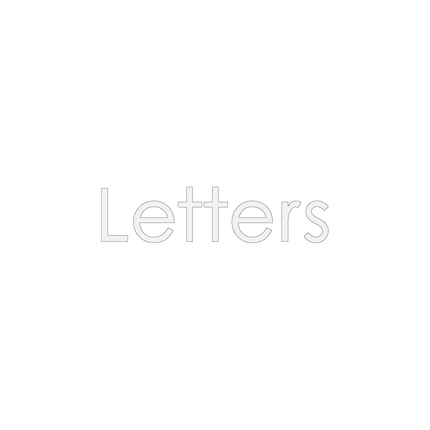 Letters Decal Sticker