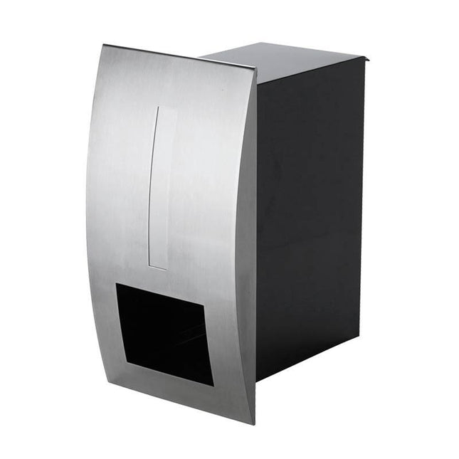 Modena 236 Stainless Steel Fence or Brick Letterbox