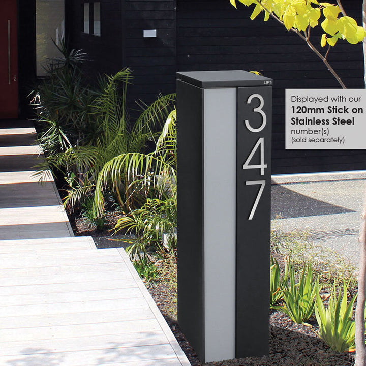Numbers Slim - Stainless Steel 120mm H – Dagood Letterboxes