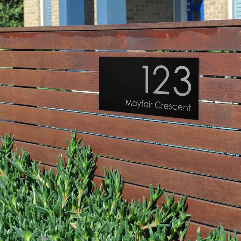 Large Custom Sign with Decal Sticker – Dagood Letterboxes