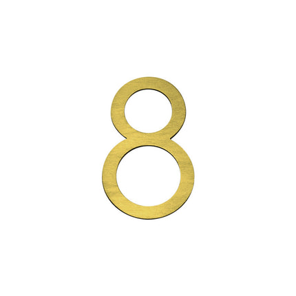 Numbers Slim - Gold 75mm H