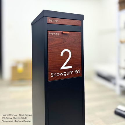 235 Address Decal Sticker – Portrait