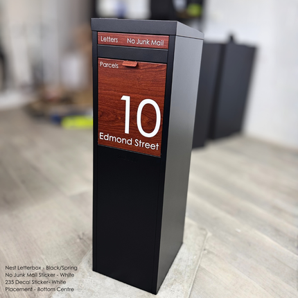 235 Address Decal Sticker – Portrait