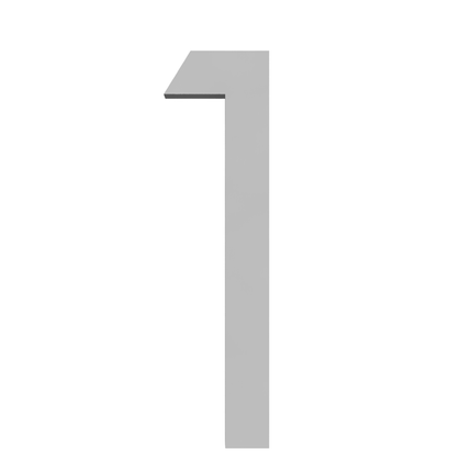 Numbers - Silver Acrylic 120mm H