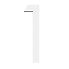 Numbers - White Acrylic 150mm H (Stick-On)
