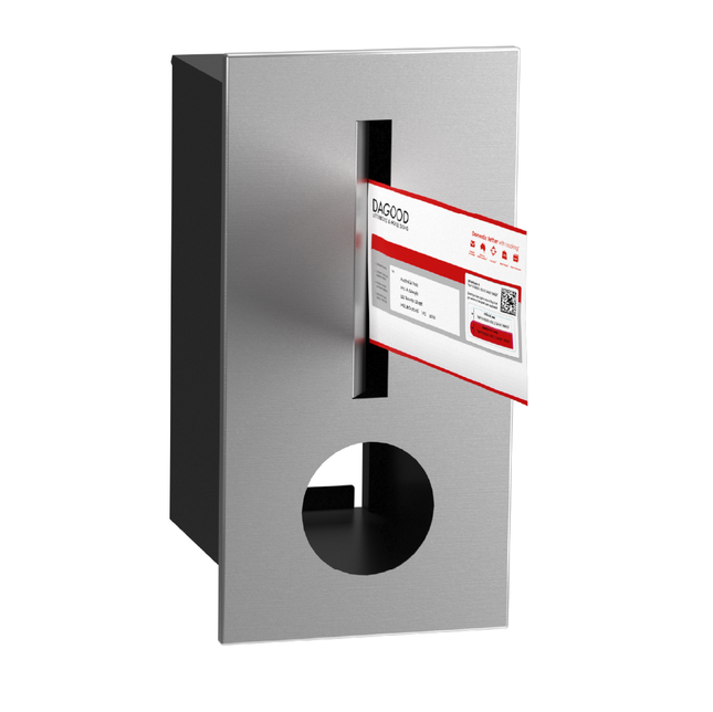 Onyx Fence/Brick Letterbox