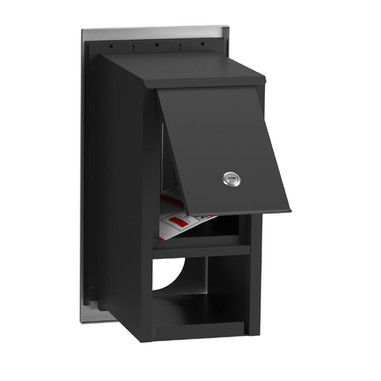 Onyx Fence/Brick Letterbox