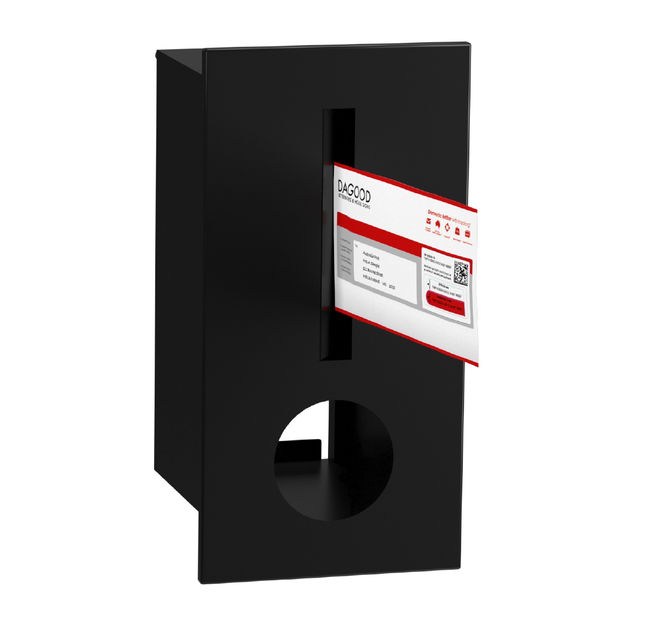 Onyx Fence/Brick Letterbox