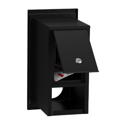 Onyx Fence/Brick Letterbox