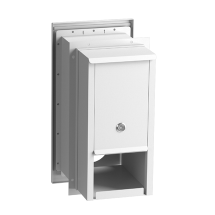 Onyx Fence/Brick Letterbox