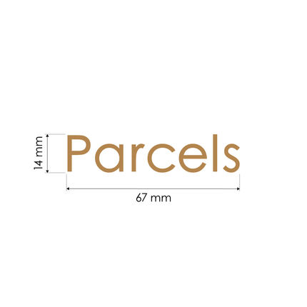Parcels Decal Sticker