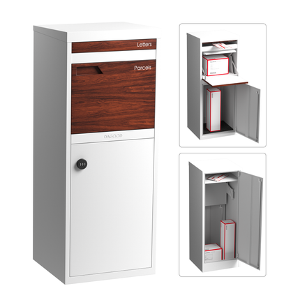 Parker Parcel Letterbox White