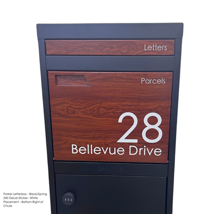 340 Address Decal Sticker – Large