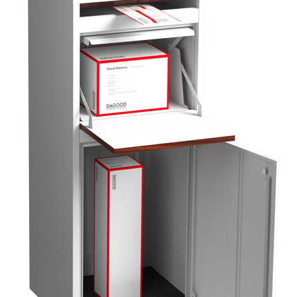 Parker Parcel Letterbox White