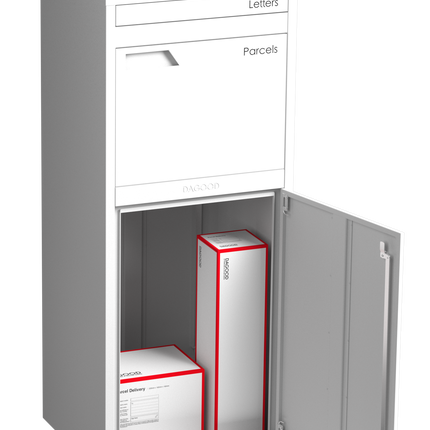 Parker Parcel Letterbox White
