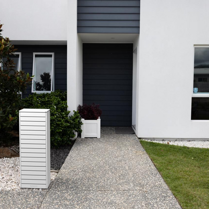 Plaza II Parcel Letterbox White