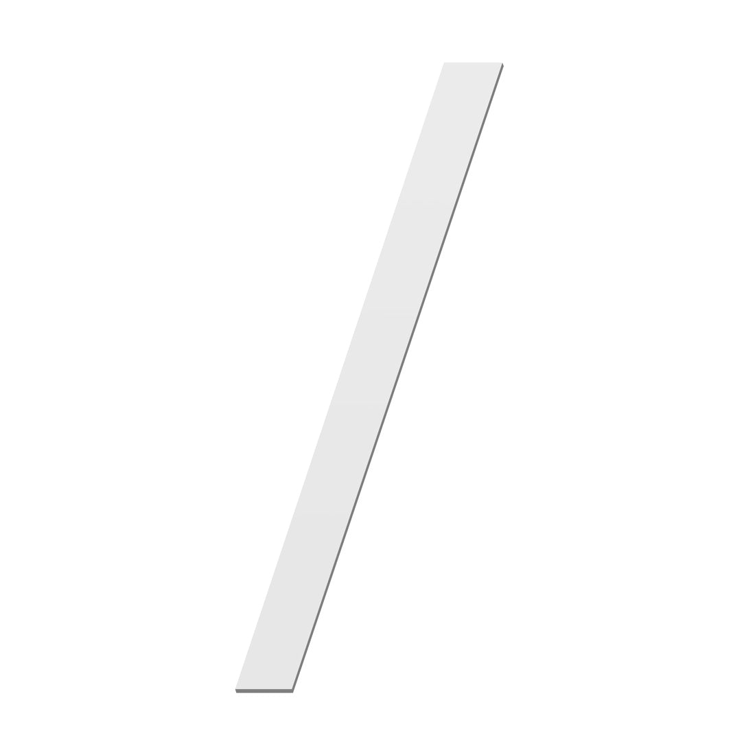 Numbers Slim - White 120mm H – Dagood Letterboxes