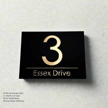 Small Custom Sign - Laser Cut