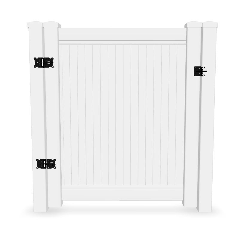 Pvc Privacy Gate Vicci PVC Gate - 1800mm H – Dagood Letterboxes