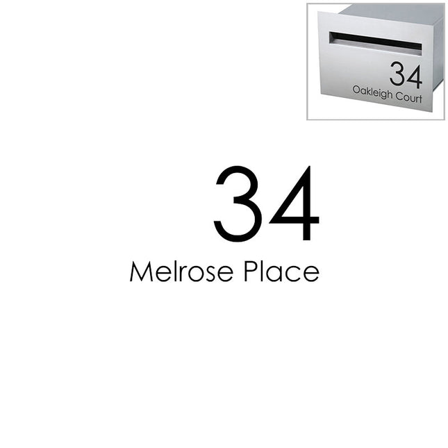 621 Address Decal Sticker – Medium