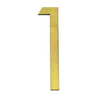 Numbers Slim - Gold Steel 120mm H (Stick-On)