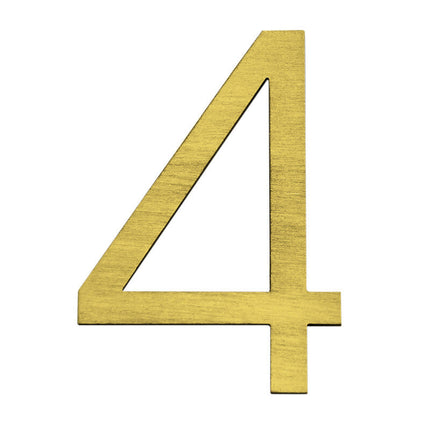 Numbers Slim - Gold 75mm H