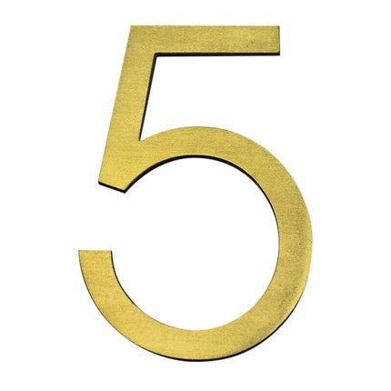 Numbers Slim - Gold 75mm H