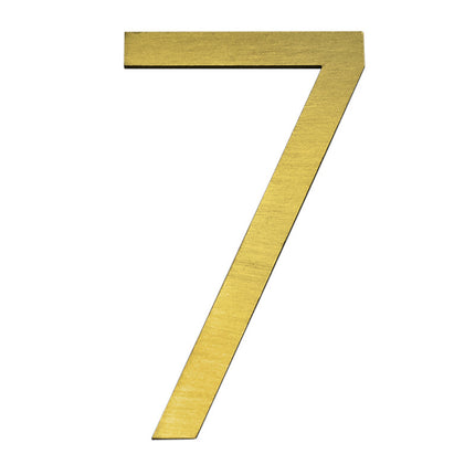 Numbers Slim - Gold 120mm H