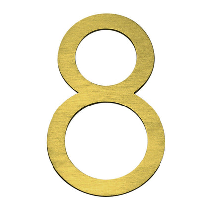 Numbers Slim - Gold 75mm H