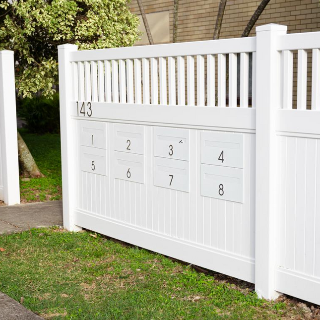 Orisson Fence/Brick Letterbox