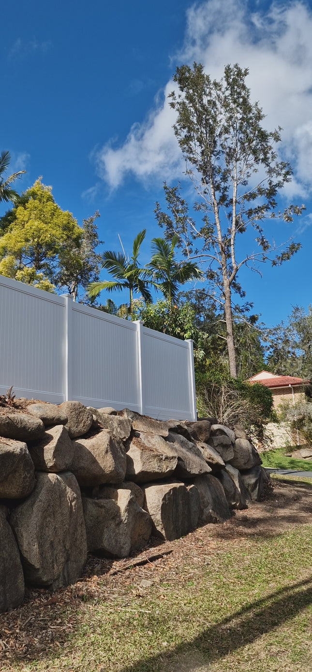 Large Vicci PVC Fence Panel Kit - 2000mm H