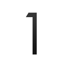 Numbers Slim - Black Steel 75mm H (Stick-On)