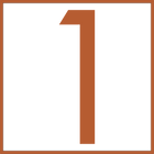 Numbers - Bronze Vinyl Decal 120mm H