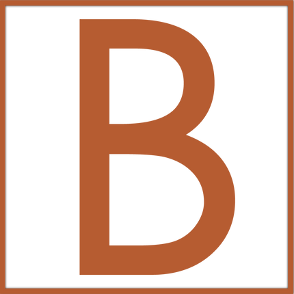 Numbers - Bronze Vinyl Decal 120mm H