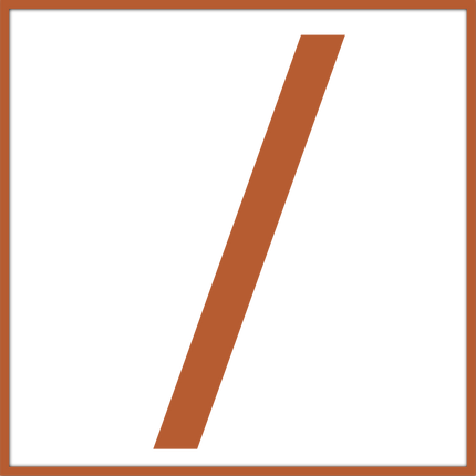 Numbers - Bronze Vinyl Decal 120mm H