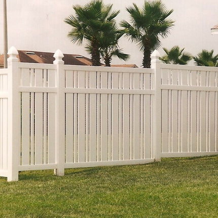 Philippa - Semi-Privacy PVC Fence Panel Kit 1500Hx2380W - Dagood Products