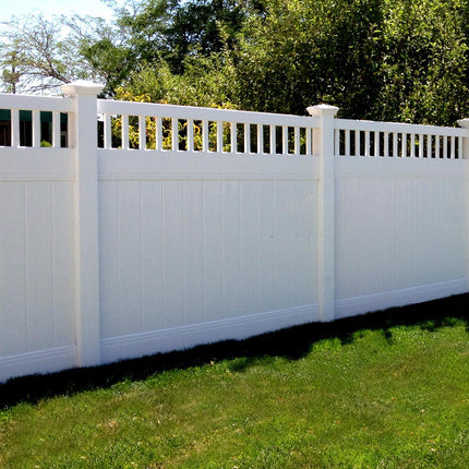Mary - Closed Top Privacy PVC Fence Panel Kit 1800H x 2380W - Dagood Products