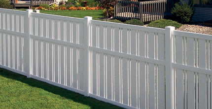 Philippa - Semi-Privacy PVC Fence Panel Kit 1500Hx2380W - Dagood Products