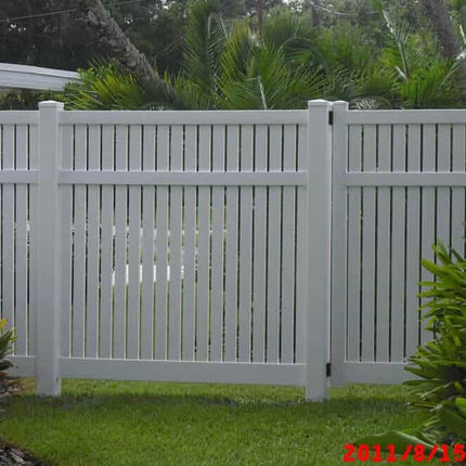 Caroline - Semi-Privacy PVC Fence Gate 1700mm H - Dagood Products