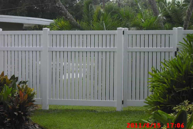 Caroline - Semi-Privacy PVC Fence Gate 1700mm H - Dagood Products